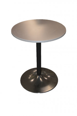 Bijzet tafel rond 60cm tafel grijs / zwart