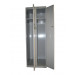 Garderobekast 2 deurs 180 x 60 x 50 aluminium